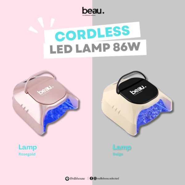 LED LAMP- NS1125 86W  | Beige & Rosegold
